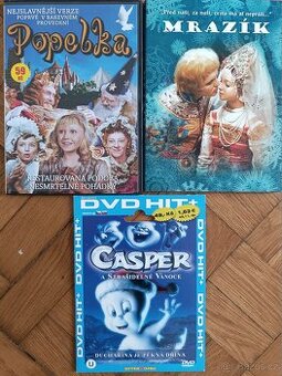 DVD dětské filmy.