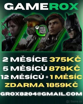 Xbox Game Pass Ultimate 2/5/13 měsíců - NEJLEPŠÍ CENA