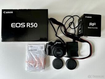 Canon EOS R50 + Canon RF 16 mm f/2,8 STM