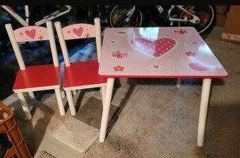 Dřevěný dětský set