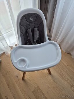Dětská jídelní židlička Kinderkraft TIXI Grey Premium 2v1