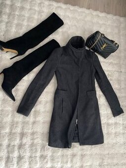 Zara vnleny kasmirovy sedy zimni damsky 36