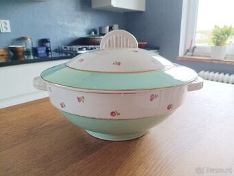 VELKÁ PORCELÁNOVÁ TERINA HÁZENKA FRANCIE