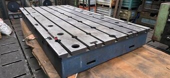 litinová upínací deska s T drážkami 3500x1750x350mm