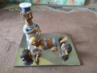 OCEŇOVANÉ AUTORSKÉ DÍLO (FIGURÁLNÍ KERAMIKA) JIŘÍHO VÁPA