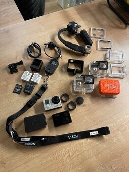 Gopro hero 3+ s velkým příslušenstvím