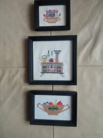 Obrázky vyšívané