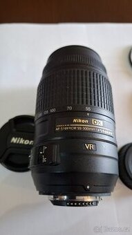 prodám objektiv Nikon DX AF-S NIKKOR 55-300mm 1:4,5-5,6 GED