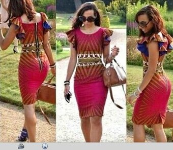 Nové barevné letní šaty vel. XL