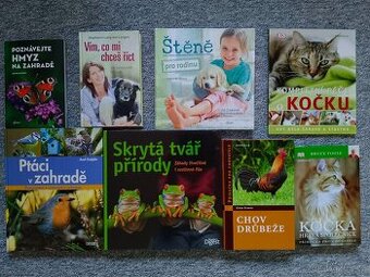 Prodám 23 knih - zahrada, rostliny, zvířata