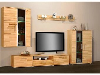 Obývací stěna z masivu - Jádrový buk masiv GERMANY