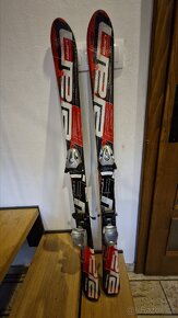 Dětské lyže Elan 120 a hůlky 90 - 1