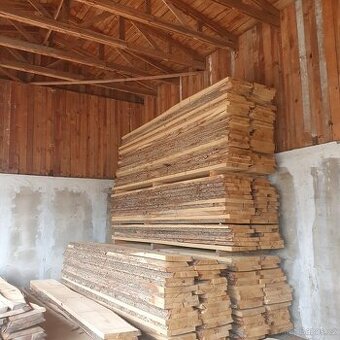 Truhlářské řezivo sušené fošny prkna