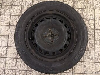 Fiat Punto MK2 , plechové disky s letními gumami komplet 4ks