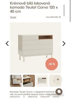 Komoda, skříň , skříň s supliky , Bonami