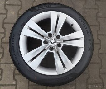 Alu kola originál Škoda Karoq 5x112 R18 Mytikas