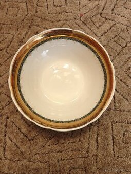 Zlacený porcelán - talíře, mísy