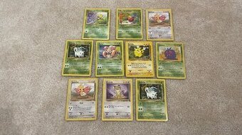 10ks Pokémon karty Vintage