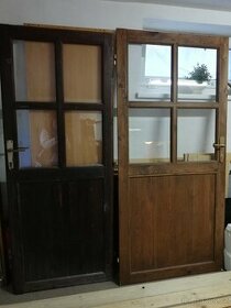 Dřevěné dveře vhodné k renovaci