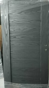 Interiérové bezfalcové dveře 80P - černá matná