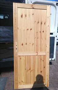 Celodřevěné dveře Radex 80P plné - masiv - borovice
