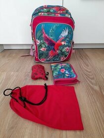 Školní batoh Topgal + penál, pláštěnka, vak na přezůvky