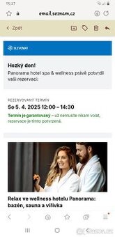 Wellness v Panorama hotelu v Praze pro dva