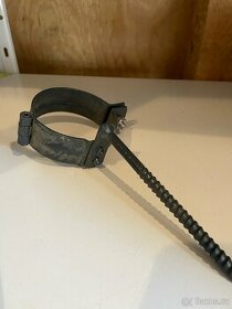 Prefa objímka svodu 80 s trnem 140mm, barva antracit, NOVÁ
