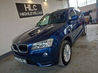 BMW X3 F25 LifeStyle/Sport/krásný stav/garance km