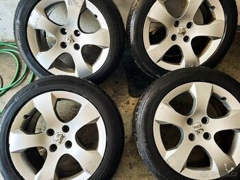 Sada originál kol Peugeot 225/50 R17 4x108 (cena za celou sa