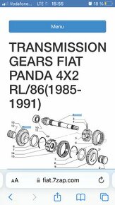 Prodám 2x hnací hřídel Fiat Panda, UNO l ll