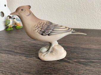 Porcelánová soška Ptáček Royal Dux Czechoslovakia
