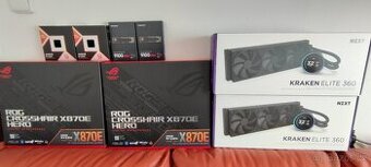 ASUSX870E,9900X3D,128GBRAM,9100PRO2TB,KRAKEN ELITE360