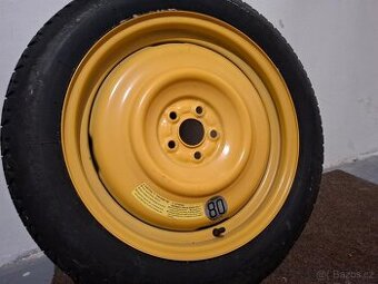 dojezdová rezerva 5 x 100 + pneu 145/80 D17
