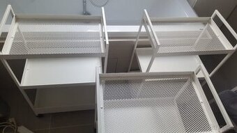 IKEA vozík bílý 3x