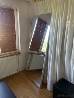 Zrcadlo IKEA HOVET stříbrné 78x196
