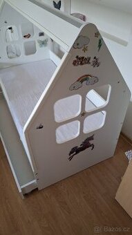 Dětská domečková postel Kidhouse 140x70