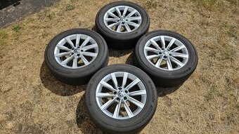 VW Tiguan alu kola elektrony 17" pneumatiky 235/55R17