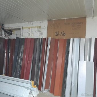 Výprodej plechových doplňků 2 m kus jen 100 kč