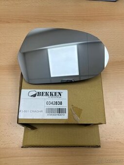 AUDI A6 pravé sklo zpětného zrcátka s plastovým držákem