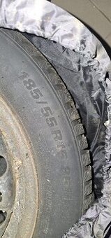 Plechové disky R15 + zimní Kumho Wintercraft WP51 185/55R15