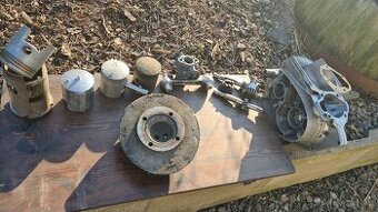 Soutěžní motor jawa EVROPAN 575 díly - jawa 350 jednoválec