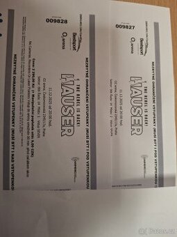 koncert HAUSER 11.12. 2025 O2 arena Praha