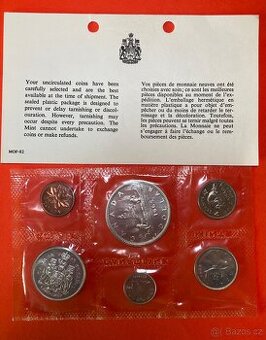 Prodám kanadskou sadu mincí – 1965, UNC 🇨🇦