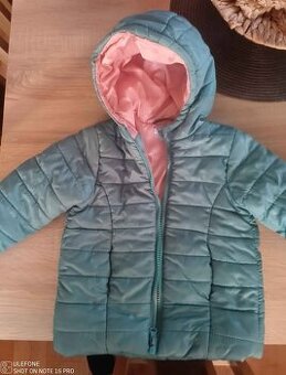 Dívčí prošívaná zimní bunda