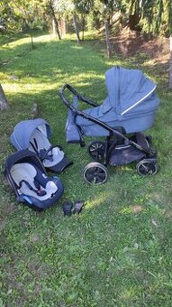 Kočárek Noordi Fjordi Jeans Blue