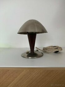 Lampa hříbek chrom bakelit

