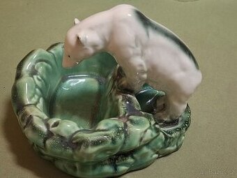 Popelník s medvědem Dietmar urbach Teplice