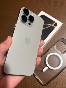 iPhone 16 Pro Max 256GB, zaruka, baterie 100%