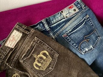 Dámské značkové džíny, vel. 29-32.